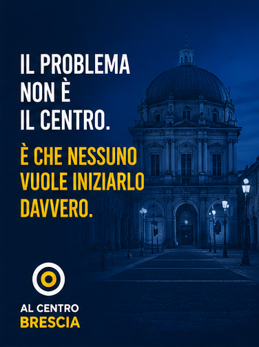 Il problema non è il centro. È che nessuno vuole iniziarlo davvero.